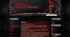 Desktop Screenshot of lord-of-pleasure.com